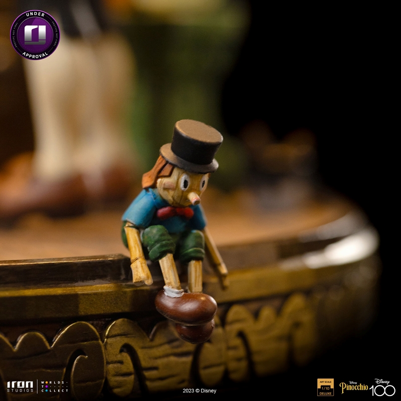 Pinocchio/ ピノッキオ＆ゼペット with ジミニー・クリケット 1/10 DX アートスケール スタチュー - イメージ画像13