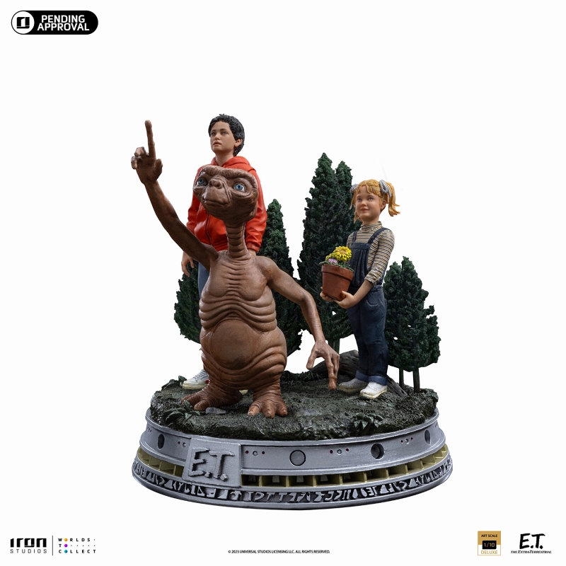 E.T./ エリオット＆ガーティ with イーティー 1/10 DX アートスケール スタチュー - イメージ画像1