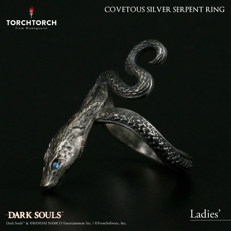 ダークソウル × TORCH TORCH/ リングコレクション: 貪欲な銀の蛇の指輪 7号 - イメージ画像4