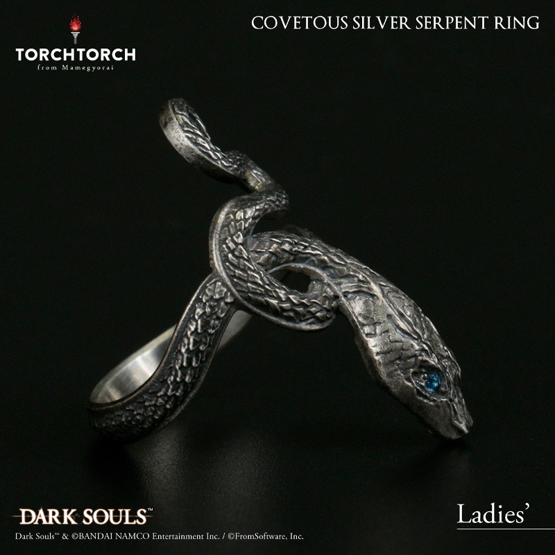 ダークソウル × TORCH TORCH/ リングコレクション: 貪欲な銀の蛇の指輪 7号 - イメージ画像5