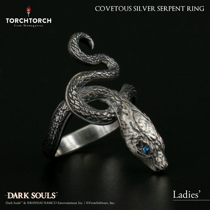 ダークソウル × TORCH TORCH/ リングコレクション: 貪欲な銀の蛇の指輪 7号 - イメージ画像6