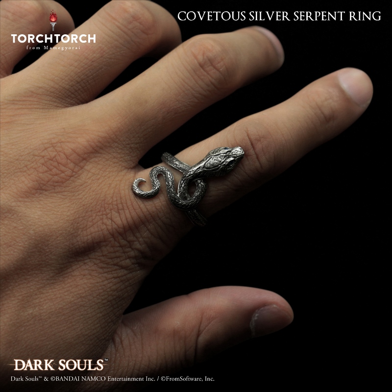 ダークソウル × TORCH TORCH/ リングコレクション: 貪欲な銀の蛇の指輪 17号 - イメージ画像2