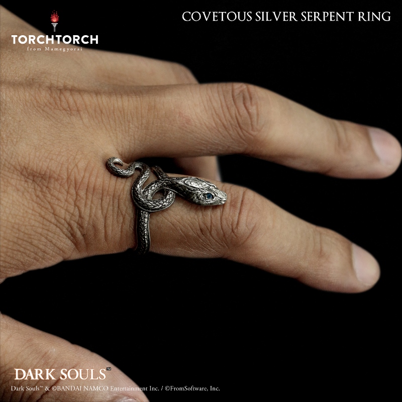 ダークソウル × TORCH TORCH/ リングコレクション: 貪欲な銀の蛇の指輪 17号 - イメージ画像3
