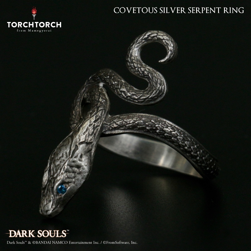 ダークソウル × TORCH TORCH/ リングコレクション: 貪欲な銀の蛇の指輪 17号 - イメージ画像4
