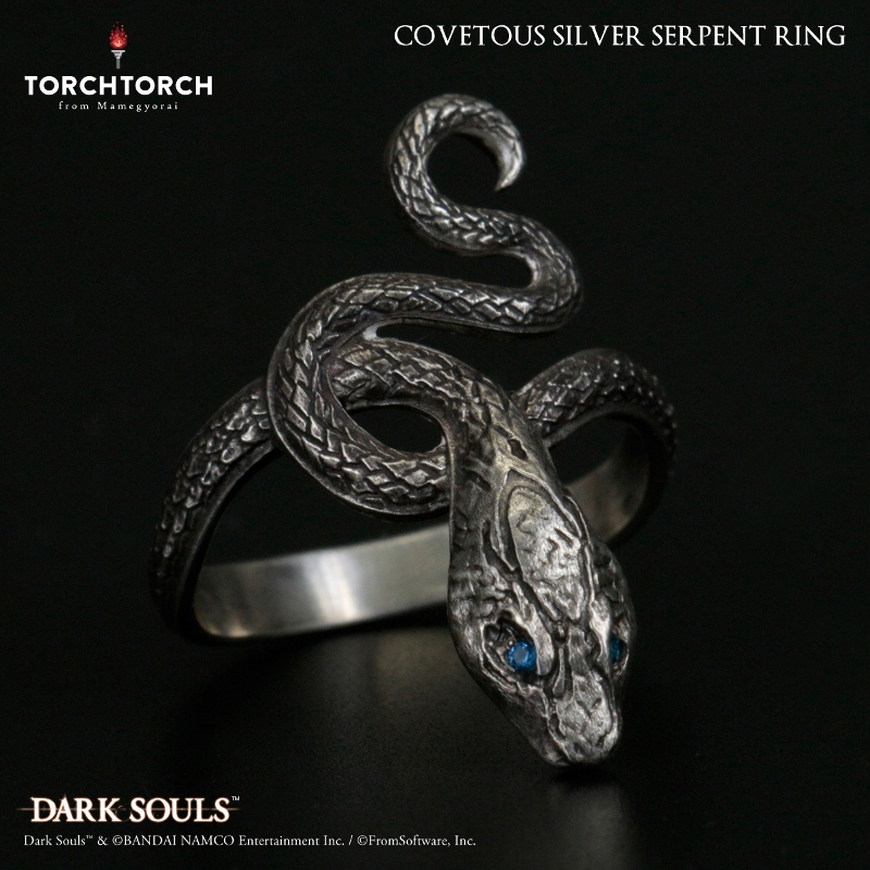 ダークソウル × TORCH TORCH/ リングコレクション: 貪欲な銀の蛇の指輪 21号 - イメージ画像6