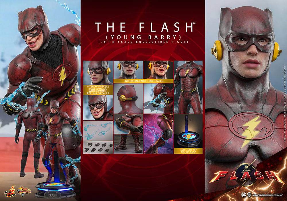 【発売中止】The Flash ザ・フラッシュ/ ムービー・マスターピース 1/6 フィギュア: フラッシュ ヤング・バリー ver - イメージ画像12