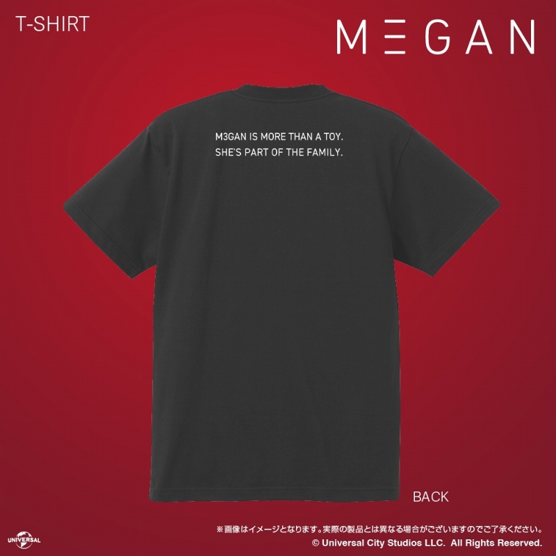 【豆魚雷別注モデル】M3GAN/ミーガン: "MORE THAN A TOY" Tシャツ スミ Mサイズ - イメージ画像2