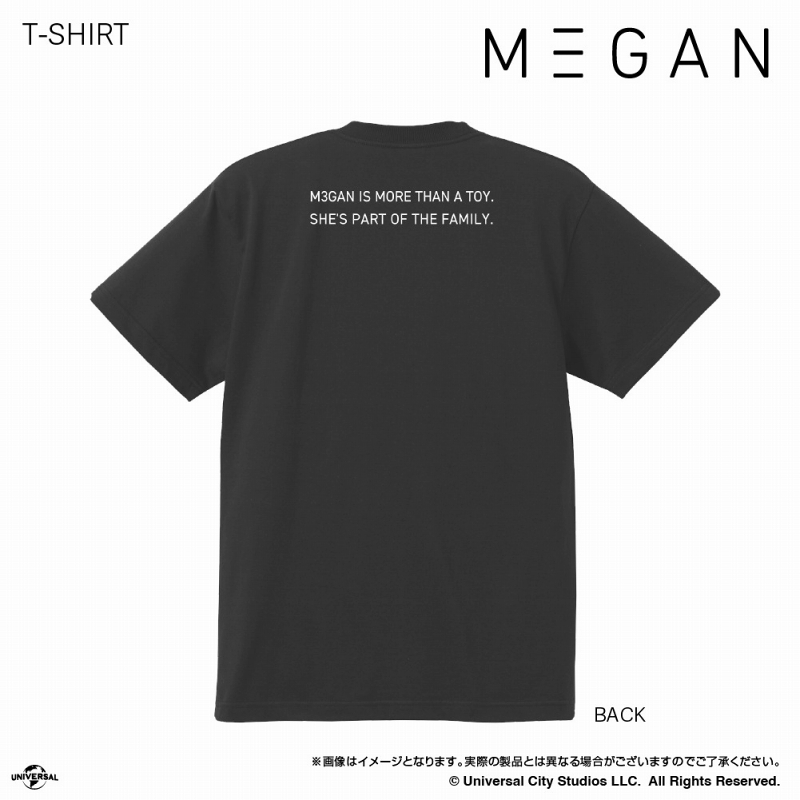 【豆魚雷別注モデル】M3GAN/ミーガン: "MORE THAN A TOY" Tシャツ スミ XXLサイズ - イメージ画像4