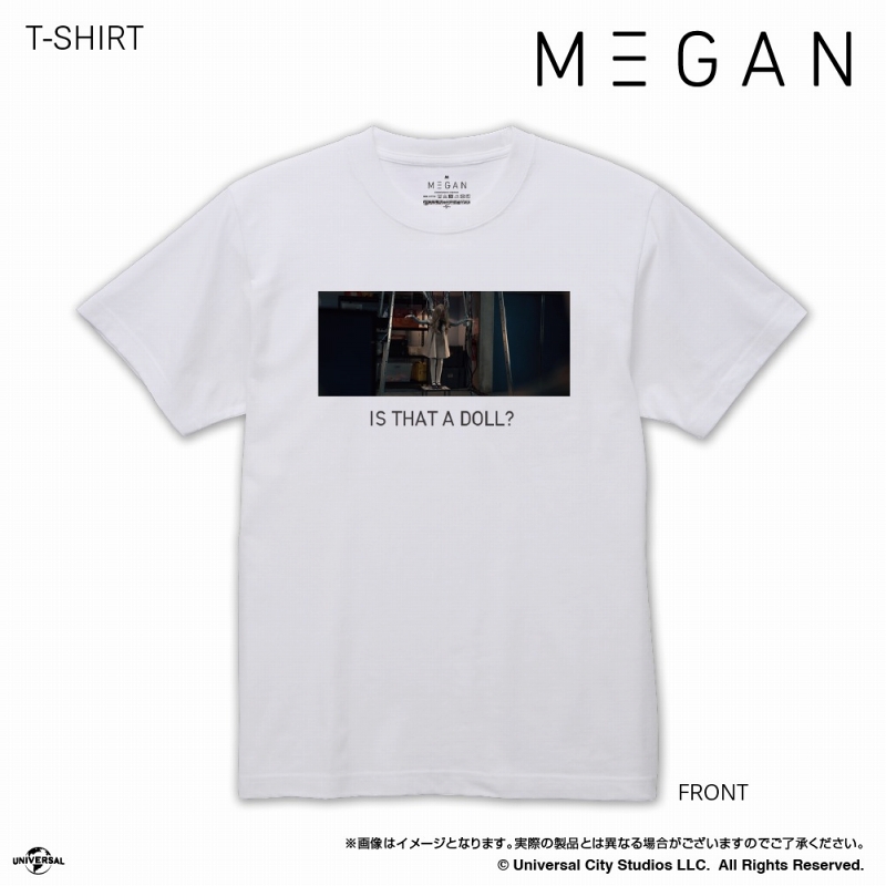 【豆魚雷別注モデル】M3GAN/ミーガン: "IS THAT A DOLL" Tシャツ ホワイト Lサイズ - イメージ画像3