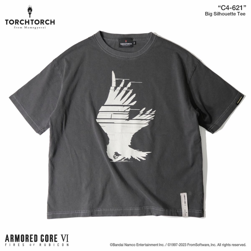 ARMORED CORE VI FIRES OF RUBICON × TORCH TORCH/ C4-621 ビッグシルエットTシャツ サイズS - イメージ画像1
