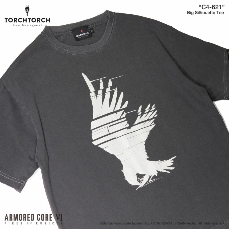 ARMORED CORE VI × TORCH TORCH/ C4-621 ビッグシルエットTシャツ サイズS - イメージ画像2