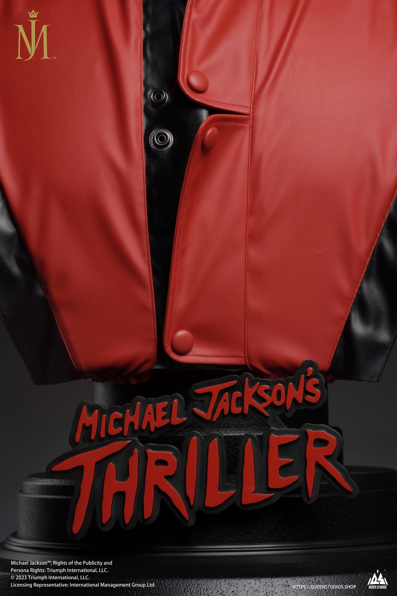 【内金確認後のご予約確定/来店受取不可】マイケル・ジャクソン 1/1 ライフサイズ バスト Thriller ver - イメージ画像10