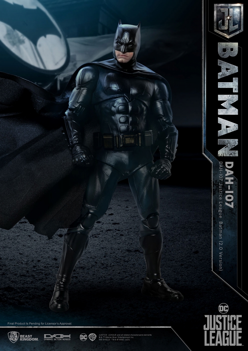ダイナミックアクションヒーローズ/ ジャスティス・リーグ: バットマン 1/9 アクションフィギュア ver.2.0 - イメージ画像1