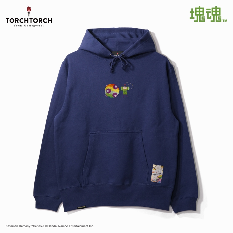 塊魂 × TORCH TORCH/ 王子のパーカー インディゴ サイズM - イメージ画像1