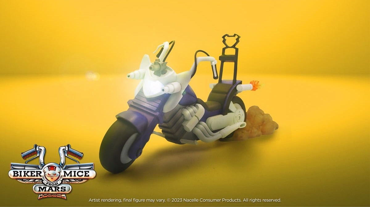 バイカーマイス Biker Mice from Mars/ モード's モンスターバイク 7インチ アクションビークル - イメージ画像2