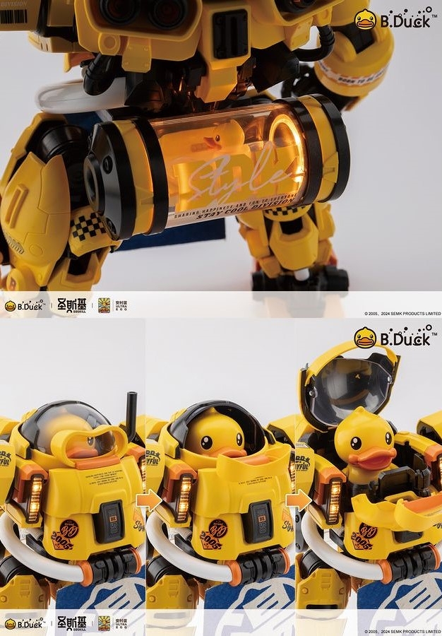 SOSKILL × ULTRA EGG/ スパダック ビーダック＆ロボットアーマー プラモデルキットセット - イメージ画像21