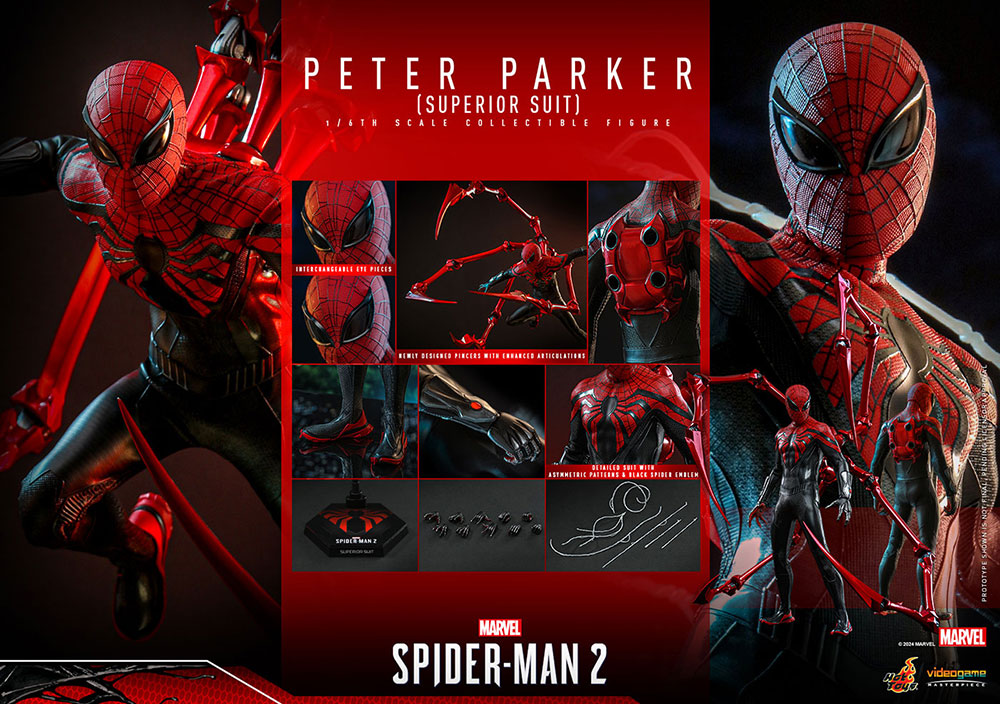 【お一人様1点限り】Marvel's Spider-Man 2/ ビデオゲーム・マスターピース 1/6 フィギュア: ピーター・パーカー スーペリアスーツ ver - イメージ画像17