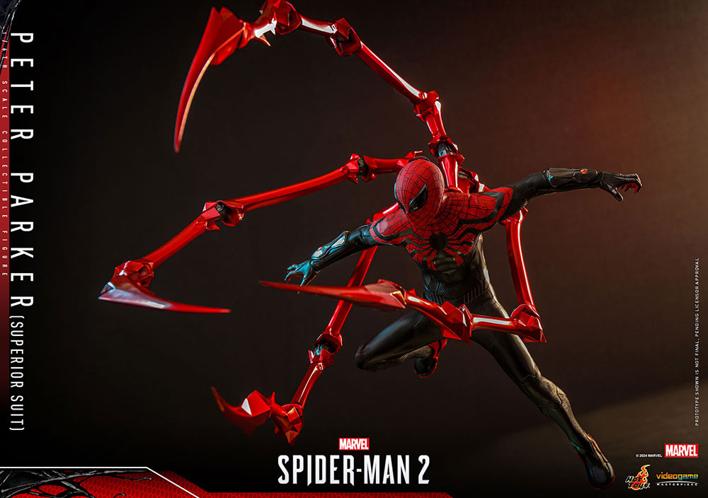 【お一人様1点限り】Marvel's Spider-Man 2/ ビデオゲーム・マスターピース 1/6 フィギュア: ピーター・パーカー スーペリアスーツ ver - イメージ画像5