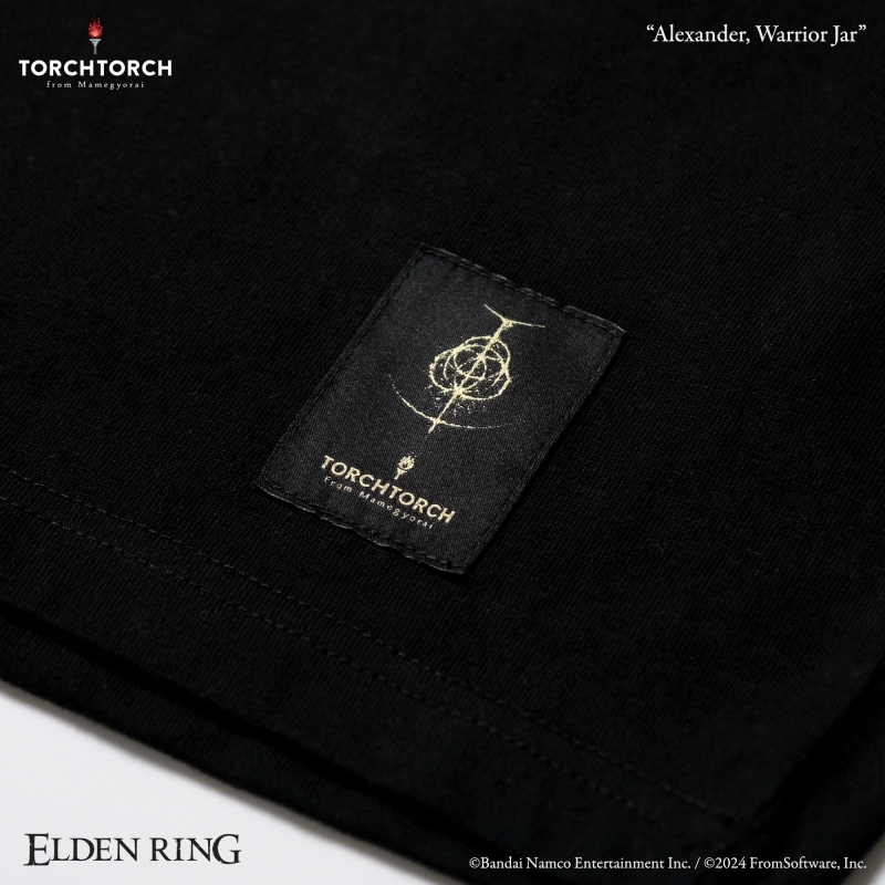 ELDEN RING × TORCH TORCH/ 戦士の壺、アレキサンダー ビッグシルエットTシャツ ブラック M - イメージ画像3