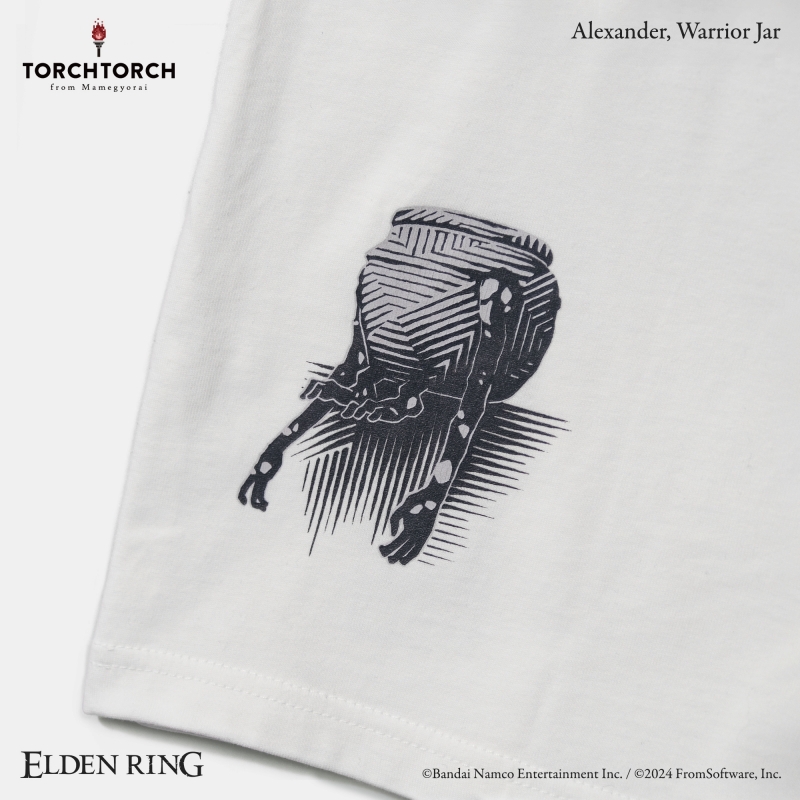 ELDEN RING × TORCH TORCH/ 戦士の壺、アレキサンダー ビッグシルエットTシャツ ブラック M - イメージ画像5