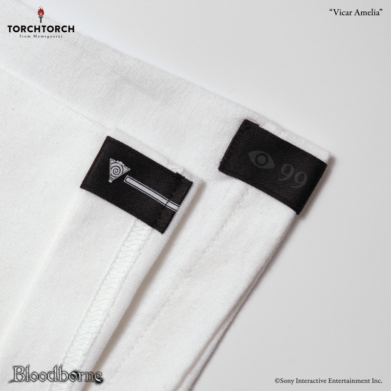 Bloodborne × TORCH TORCH/ Tシャツコレクション: 教区長エミーリア インクブラック M - イメージ画像5