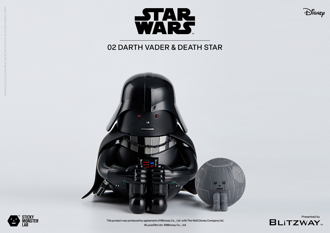 スティッキーモンスターラボ/ STAR WARS（スターウォーズ）: Darth Vader and Death Star（ダースベイダー&デススター）アートフィギュア  - イメージ画像13
