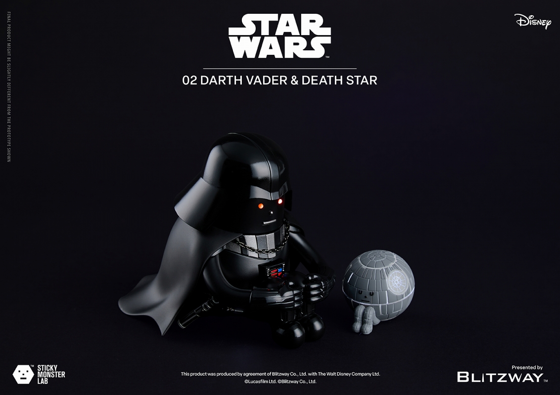 スティッキーモンスターラボ/ STAR WARS（スターウォーズ）: Darth Vader and Death Star（ダースベイダー&デススター）アートフィギュア  - イメージ画像18