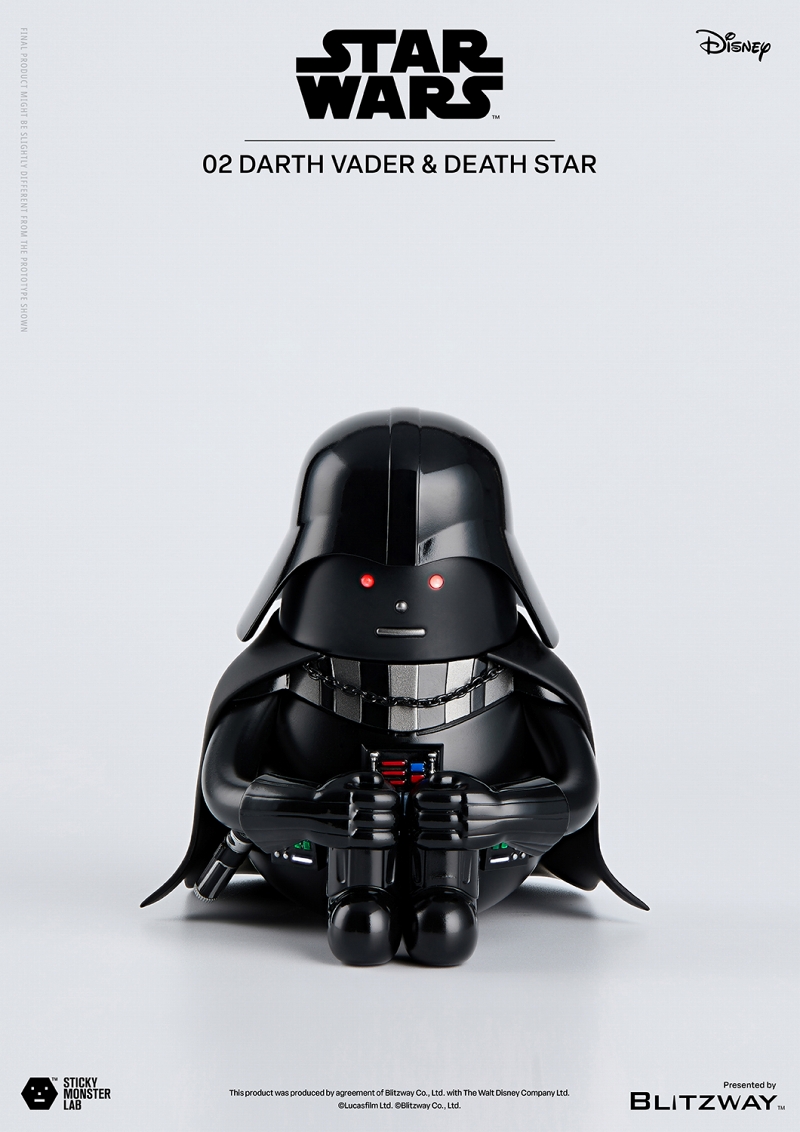 スティッキーモンスターラボ/ STAR WARS（スターウォーズ）: Darth Vader and Death Star（ダースベイダー&デススター）アートフィギュア  - イメージ画像4