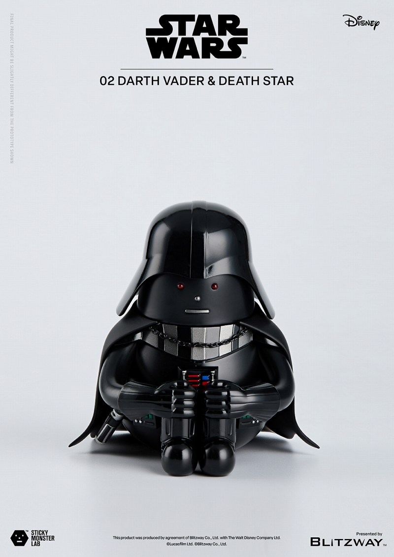スティッキーモンスターラボ/ STAR WARS（スターウォーズ）: Darth Vader and Death Star（ダースベイダー&デススター）アートフィギュア  - イメージ画像5