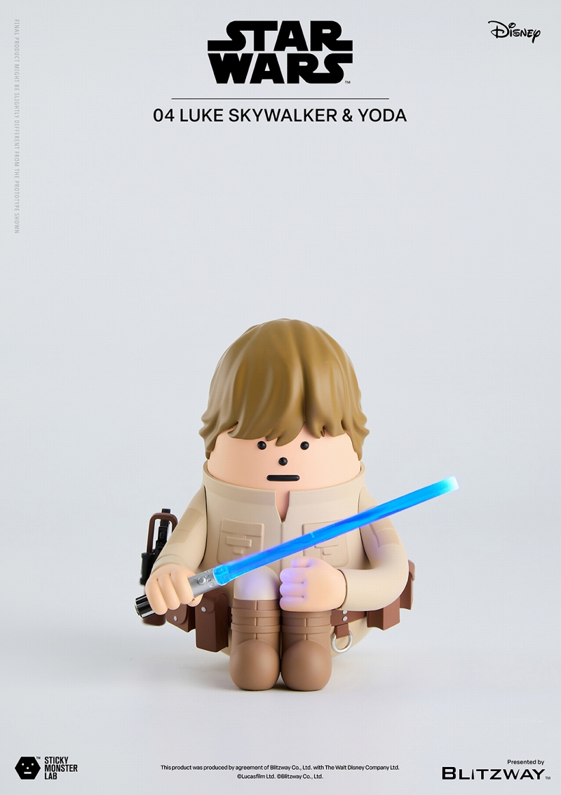 スティッキーモンスターラボ/ STAR WARS（スターウォーズ）: Luke Skywalker and Yoda（ルーク・スカイウォーカー&ヨーダ）アートフィギュア  - イメージ画像5