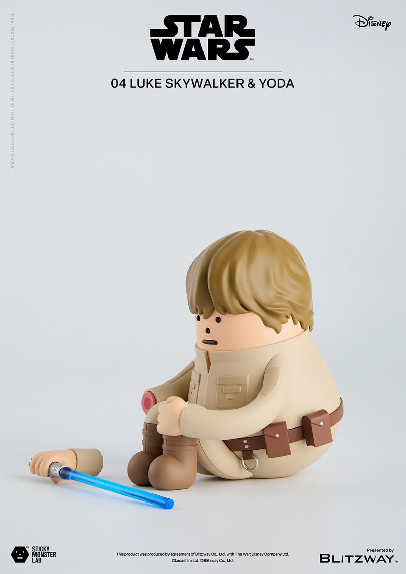 スティッキーモンスターラボ/ STAR WARS（スターウォーズ）: Luke Skywalker and Yoda（ルーク・スカイウォーカー&ヨーダ）アートフィギュア  - イメージ画像8