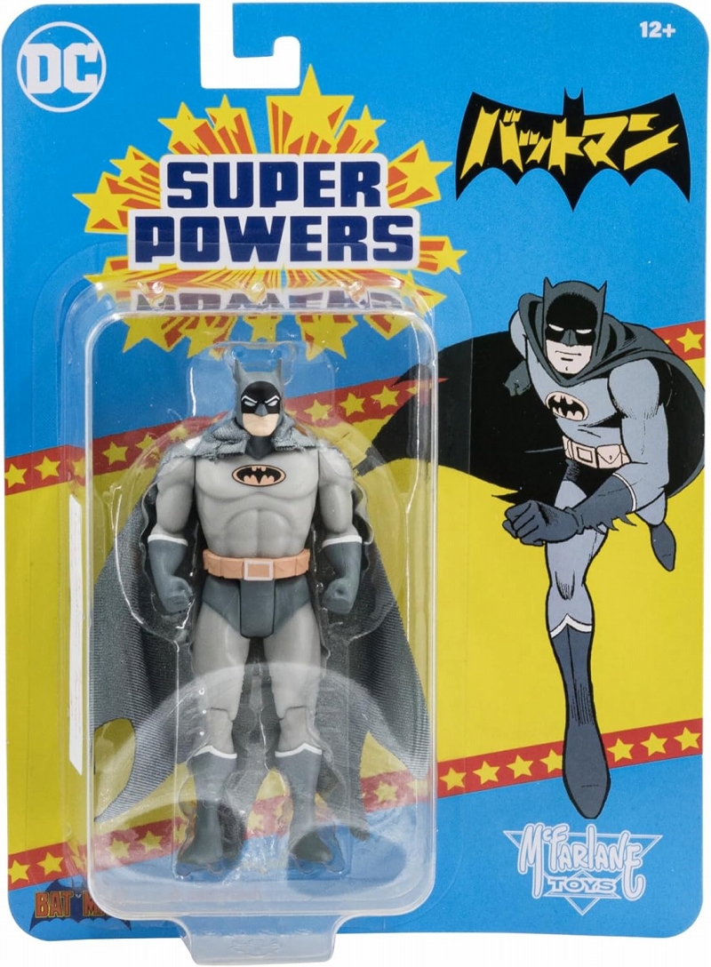 【海外版】スーパーパワーズ/ バットマンガ: バットマン 4.5インチ アクションフィギュア - イメージ画像1