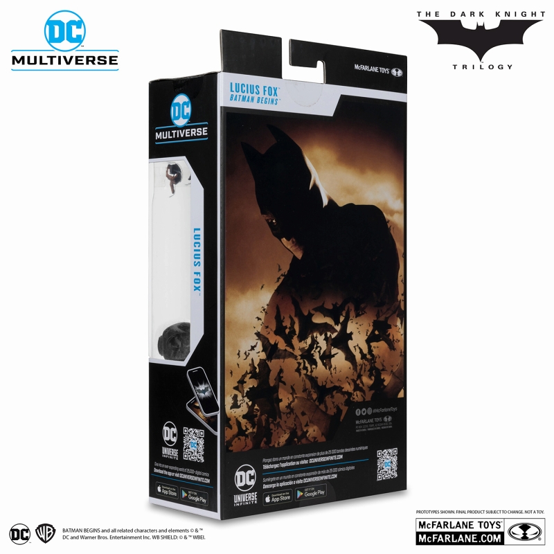 DCマルチバース プラチナムエディション/ BATMAN Begins: ルーシャス・フォックス 7インチ アクションフィギュア - イメージ画像7