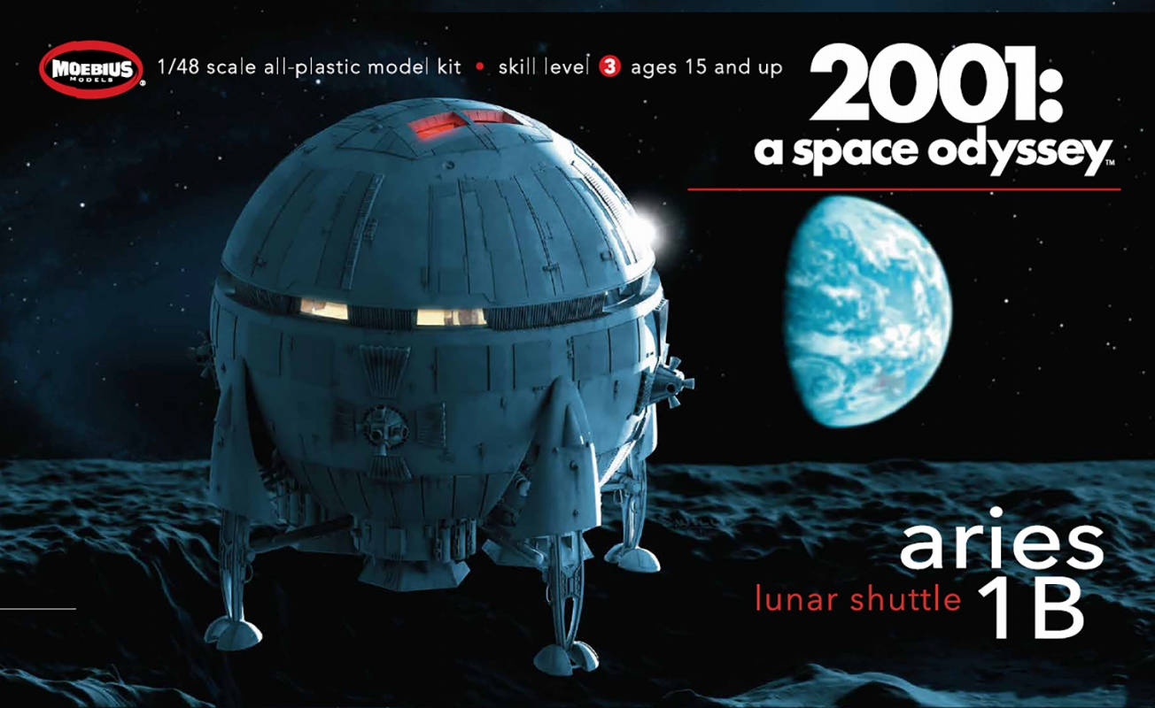 【再生産】2001年宇宙の旅/ アリエス号 1/48 プラモデルキット - イメージ画像1