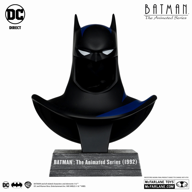 Batman The Animated Series バットマン ザ・フューチャー/ バットマン ヘッドカウル 1/3 PVC レプリカモデル - イメージ画像1