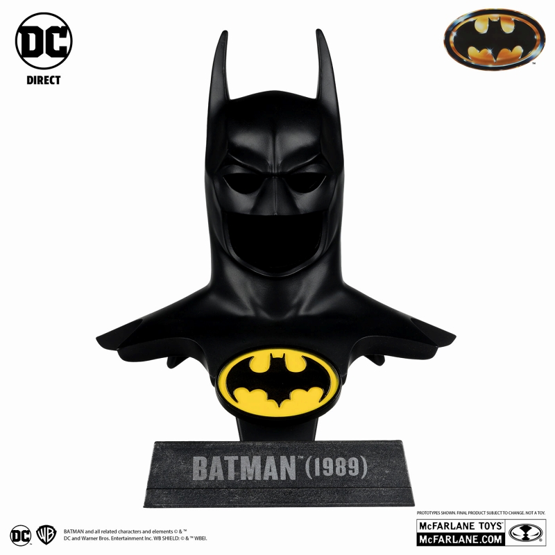 Tim Burton films BATMAN 1989/ バットマン ヘッドカウル 1/3 PVC レプリカモデル - イメージ画像1