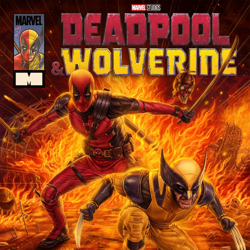 Deadpool & Wolverine/ デッドプール & ウルヴァリン アートプリント by サム・グリーン - イメージ画像3