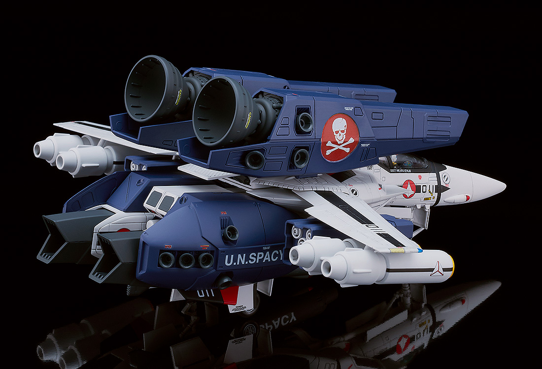 PLAMAX PX11/ 超時空要塞マクロス 愛・おぼえていますか: VF-1A スーパーファイターバルキリー スカル小隊 1/72 プラモデルキット - イメージ画像2