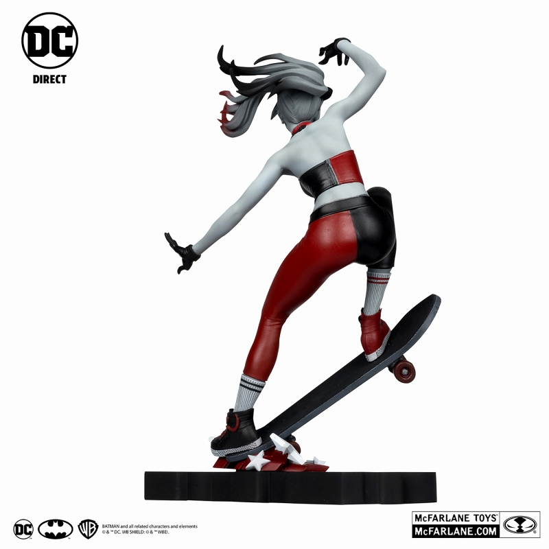 ハーレイ・クイン レッド・ホワイト＆ブラック/ Harley Quinn #16: ハーレイ・クイン by イヴァン・タオ 1/10 スタチュー - イメージ画像3