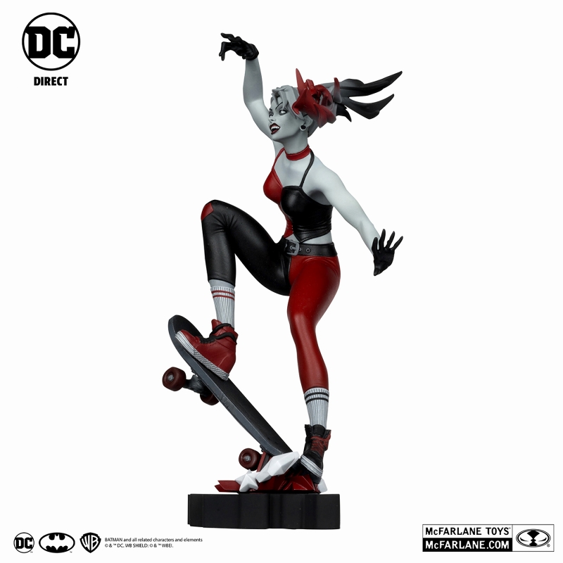 ハーレイ・クイン レッド・ホワイト＆ブラック/ Harley Quinn #16: ハーレイ・クイン by イヴァン・タオ 1/10 スタチュー - イメージ画像4