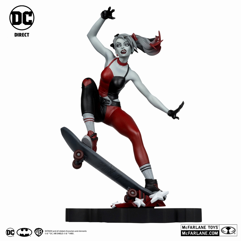 ハーレイ・クイン レッド・ホワイト＆ブラック/ Harley Quinn #16: ハーレイ・クイン by イヴァン・タオ 1/10 スタチュー - イメージ画像5