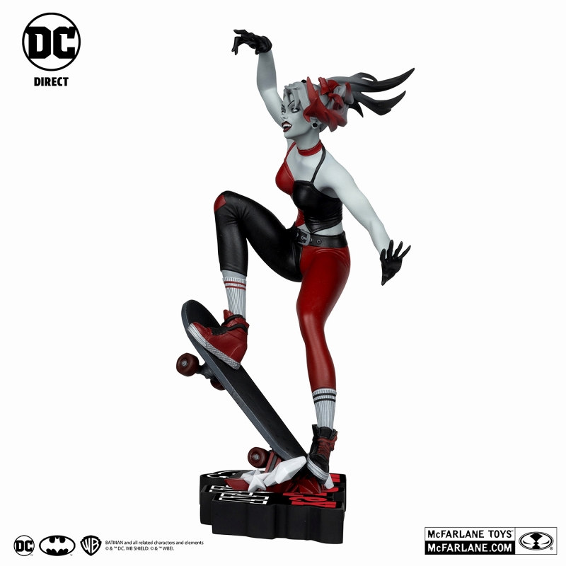 ハーレイ・クイン レッド・ホワイト＆ブラック/ Harley Quinn #16: ハーレイ・クイン by イヴァン・タオ 1/10 スタチュー - イメージ画像6