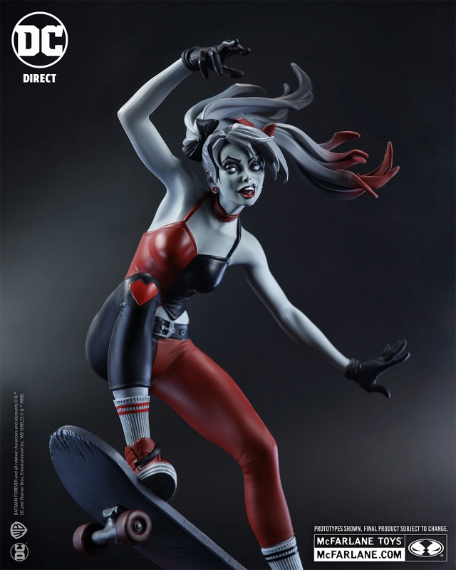 ハーレイ・クイン レッド・ホワイト＆ブラック/ Harley Quinn #16: ハーレイ・クイン by イヴァン・タオ 1/10 スタチュー - イメージ画像8