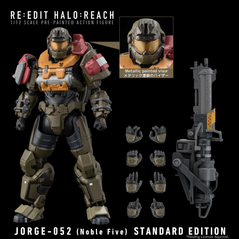 RE:EDIT リ・エディット/ HALO REACH: JORGE-052 ノーブルファイブ 1/12 アクションフィギュア - イメージ画像11