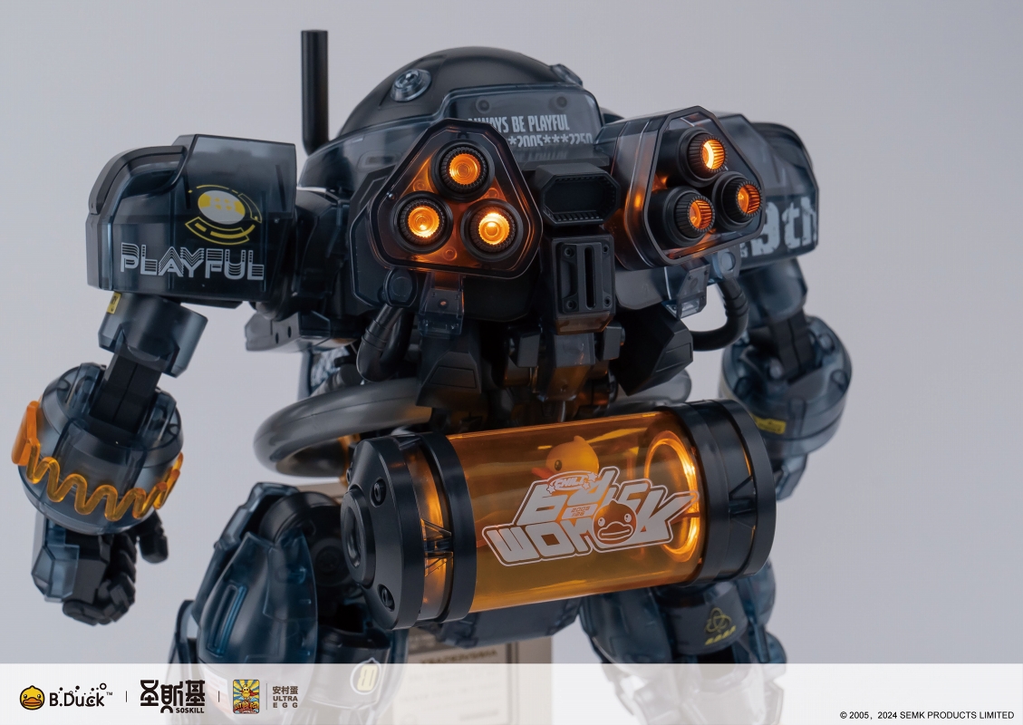 SOSKILL × ULTRA EGG/ スパダック ビーダック＆ロボットアーマー（19周年黒武士限定版）プラモデルキットセット - イメージ画像14