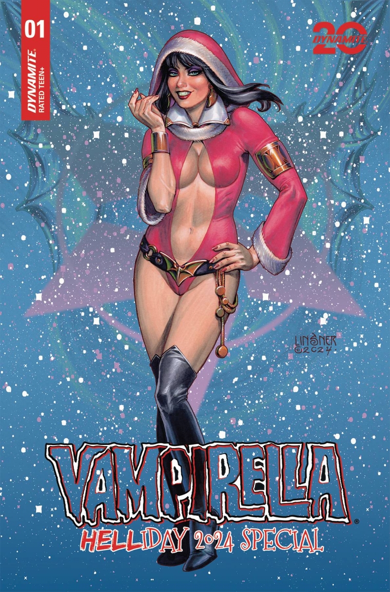 【全編英語/リーフ】VAMPIRELLA HELLIDAY 2024 SP #1（Cover B: Joseph Michael Linsner） - イメージ画像1