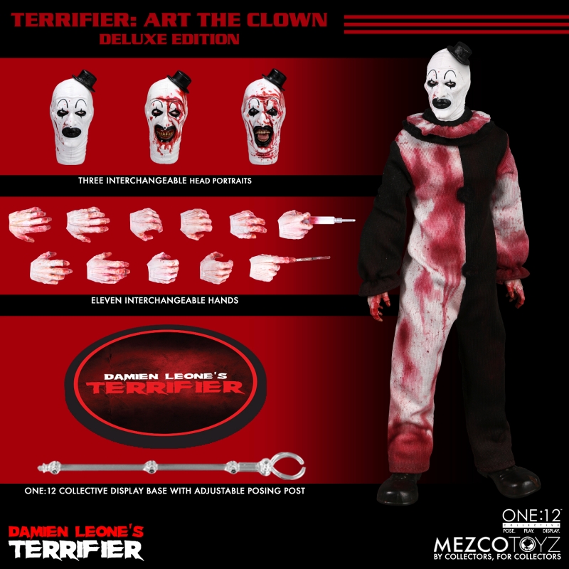 ワン12コレクティブ/ Terrifier テリファー: アート・ザ・クラウン 1/12 アクションフィギュア DXエディション - イメージ画像7