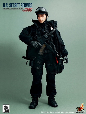 ミリタリー/ スペシャル・フォース 1/6 アクション フィギュア: U.S. SECRET SERVICE EMERGENCY RESPONSE TEAM with G36C