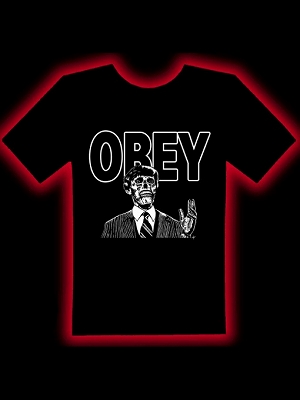 #422 OBEY Tシャツ (size L)