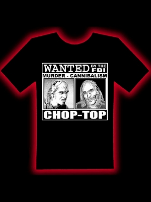 #608 FBI CHOP-TOP Tシャツ (size L)